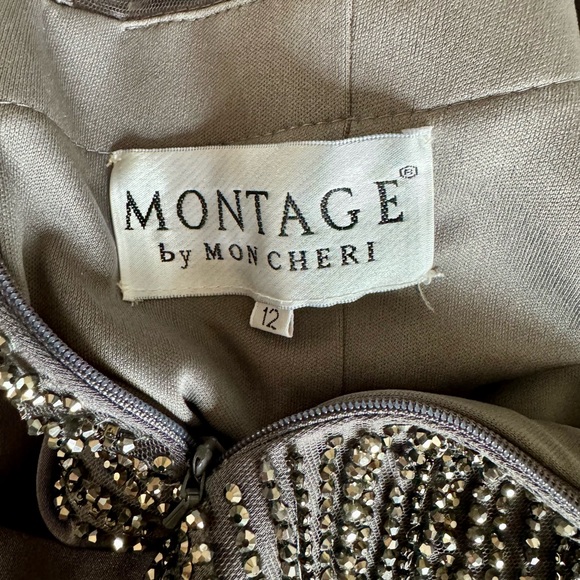 Montage by Mon Cheri Style M500 Mother of the Bride Long Dress - Picture 12 of 16